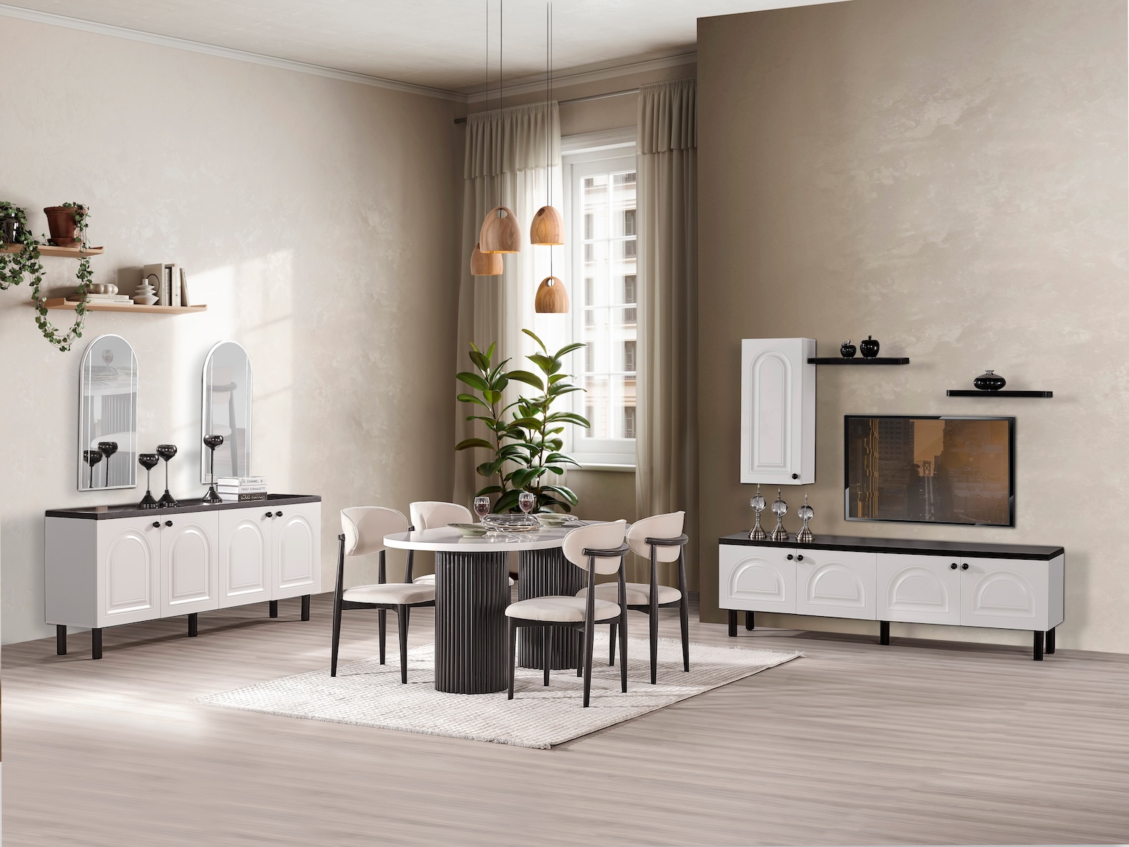 Bohem Yemek Odası Takımı 4