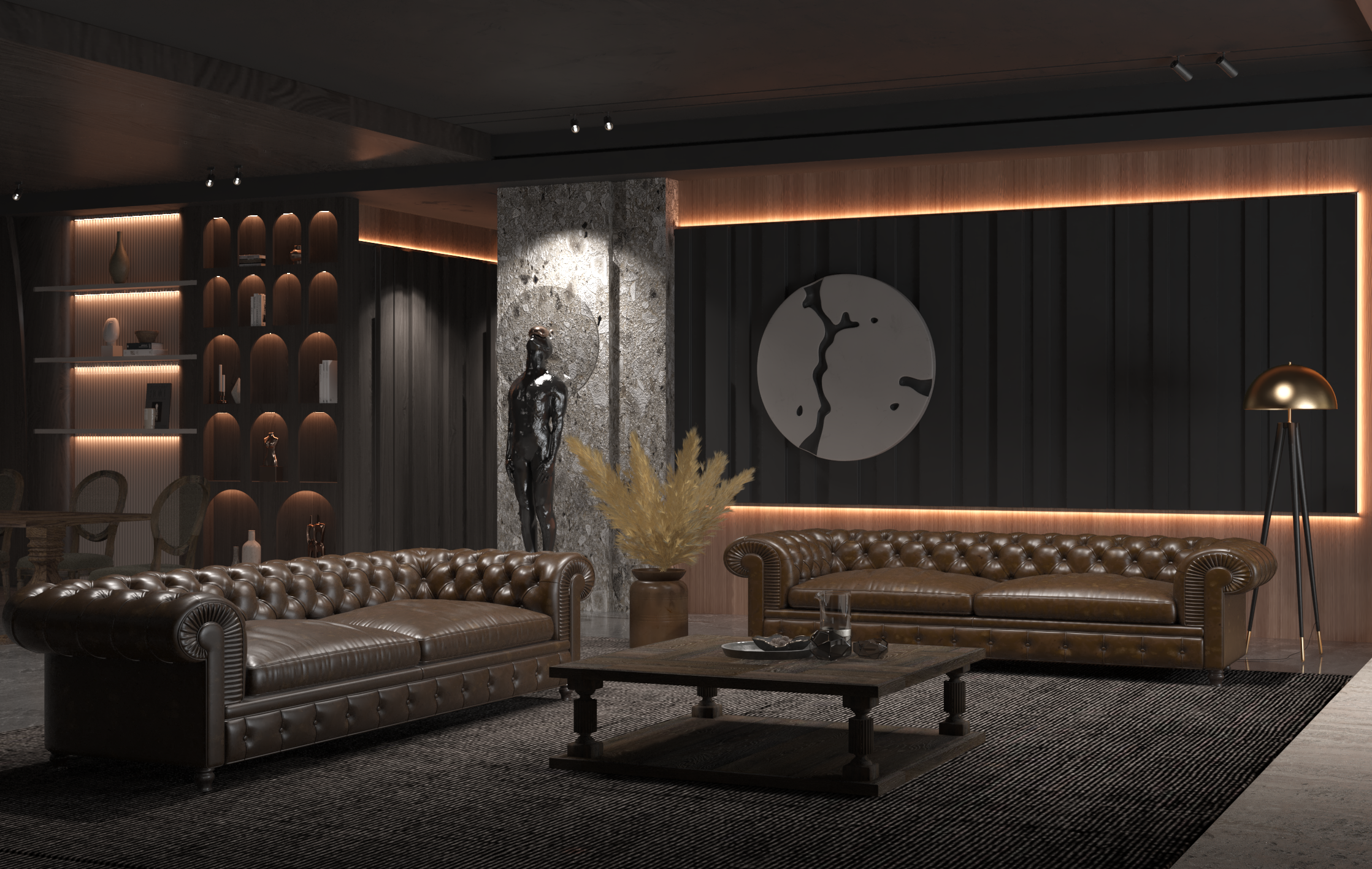 GİRASOL CHESTER KOLTUK TAKIMI